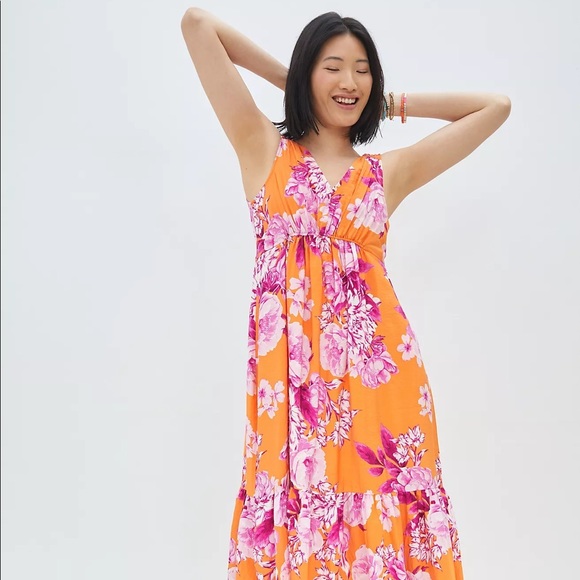 Anthropologie Dresses & Skirts - Anthropologie Gathered Maxi Dress